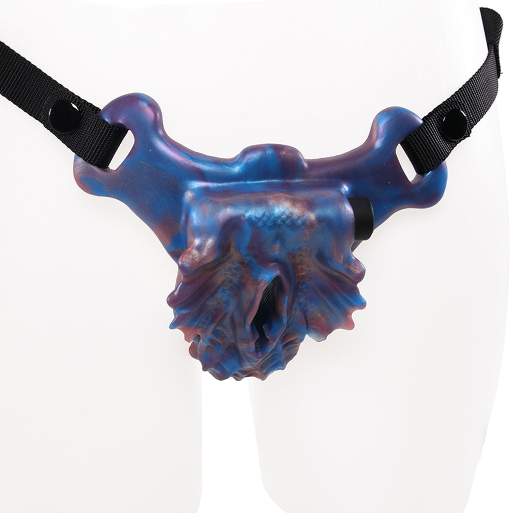 Creature Cocks Siren Snatch Silicone Strap-On Vibe Vibrators > Strap-On & Wearable - Tophatter Daily Deals